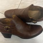 Natural Soul  Women's 9.5M Brown Faux Leather Candie Ankle Boots Photo 0