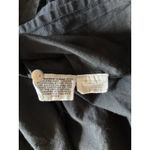 Emerson Fry India Shirtdress XS Black Organic Cotton Dress Boho Quiet Luxury Photo 9