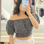 Garage Floral Print Off the Shoulder Top Photo 0