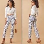 Reformation NWT cynthia toile high rise straight jeans in monaco Photo 3