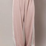NWT Prince Break Point FLlcTrack Pant Small Dusty Pink, White Pink Photo 2