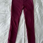 Cotton On Maroon Leggings With Ruched Panel Details Photo 1