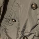 Banana Republic  Women’s Rain Coat Dark Grey Heather Grey Size Medium Photo 2