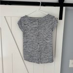 Market & Spruce  Bravyan Button Back Detail Knit Tee Photo 2