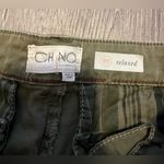 Anthropologie Relaxed Chino Pant Olive Green Orange Navy Racing Stripe Size 27 Photo 6