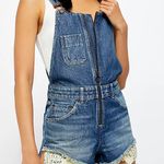 Free People We The Free Sunkissed Denim Overalls Photo 0