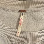 Free People  Bali Drifter New York Sweatshirt Oversized Stone Combo Size M Photo 5