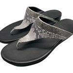 FitFlop  Banda Crystal IMI-Snake Toe Post Sandal Size US 10 B30-068‎ Photo 0