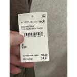 Leith  Women's Bodycon Dress Size Small Tan Dusk Heather Drape‎ Ruched Sleeveless Photo 3