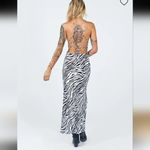 Princess Polly  CHRISTOPHER MAXI DRESS Zebra print size 12 Photo 4