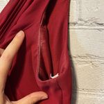 Christina Wu Dress Size 10 Color Red Claret Pleated Photo 11