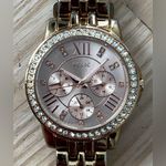 Relic Crystal Embellished Ladies Watch Rose Gold-Tone Dial Bracelet Day/Date Photo 1