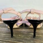 Kate Spade  NEW YORK Lydia Jewel Pumps Pink Black T Strap Size 8.5 Photo 5