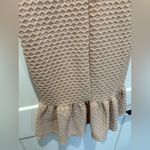 Just Me  Textured Beige Dress Size M Photo 6