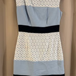 Studio One  Light Blue and White Dress Photo 0