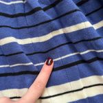 Axes Femme Blue and white striped two piece knit set heart patch Size medium Photo 7