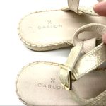 Caslon Womens 8 Ashton Espadrille Platform Sandal Gold Summer Beach Bohemian Photo 7