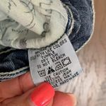 Cowgirl Tuff Co. Sequin Crosses Detail Fringe Hems Straight Leg Ankle Jeans Blue Size 31 Photo 4