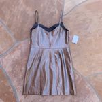 1. State Metallic Faux Leather Mini Dress Photo 6