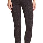 joe's jeans NWT  coated skinny ankle in plum snakeskin Photo 0