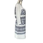 Under Skies  white & navy dress medium‎ Photo 1