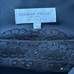Donna Ricco  | Black Cocktail Dress sz 8P Photo 2