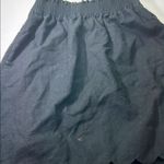 J.Crew Black Mini Skirt with Scalloped Hem Photo 5
