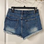 Missguided high waisted denim shorts Blue Size 27 Photo 4