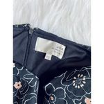 J.O.A. Strapless Navy Blue and Floral Dress Size Medium Photo 3