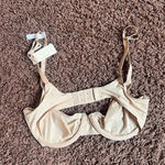 Aerie Women's T-Shirt Bra Size 32D Beige Adjustable Straps Underwired NWT Photo 4