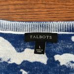 Talbots Sailboat Regatta Lightweight Cardigan Sweater Size Large Photo 5