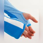 Lululemon Reversible Blue Striped Runder Under Long Sleeve Photo 2