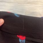 Lane Bryant Size 20R Allie Fit Ankle Red Roses Floral Black Dress Pants Photo 3