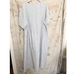 Lintico Morgan 100% Linen Pinstripe Paneled Short Photo 3