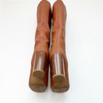Kenneth Cole Reaction Cherry Pull On Tall Pebbled Leather Terra boots Camel 9.5 Photo 9