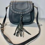 Franco Sarto grey shoulderbag suede purse Photo 0