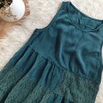 Green mineral Wash Babydoll Tank Photo 1