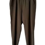 Eileen Fisher Dark Green 100% Tencel Lyocell Pleated Pull On Trouser Pants Small Photo 0