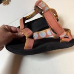 Teva  Sandals Women's 5 pink and black Velcro hiking outdoors casual Photo 6