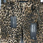 Ashley Mason NWT  Leopard Skinny Cargo Pants Photo 9