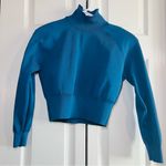 ZARA Shoulder Pad Knit Cropped Top - Small Photo 2