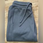ZARA Women’s Size Medium Gray Ribbed Knit Joggers Photo 3