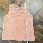 Adrianna Papell Women’s Pink Lace Overlay Career Tank Top XXL Photo 5