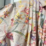 Papinelle Bailey Cosy Soft button down floral nightshirt size large Pink Photo 4