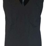 MAAC London V Neck Cut Out Swing Dress Black Photo 1