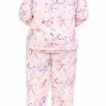 Flora Nikrooz 2-piece Pink Floral PJ Pajamas Set Photo 1