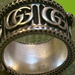 Gucci Silver Marmont Snake Ring with Double G AG925 Photo 4