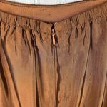 Coldwater Creek Vintage 90s Y2K Bronze Satin Maxi Skirt Size 16 Fairy Grunge Photo 8