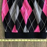 Current Mood by Dollskill Backyard Betty Argyle Mini Skirt Pink Black White S Photo 9