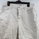 Judy Blue  Not Too Salty High Rise Wide Leg Cropped Jeans in white plus size 16W Photo 1